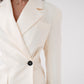 Love Laura Linen Blazer In Cream