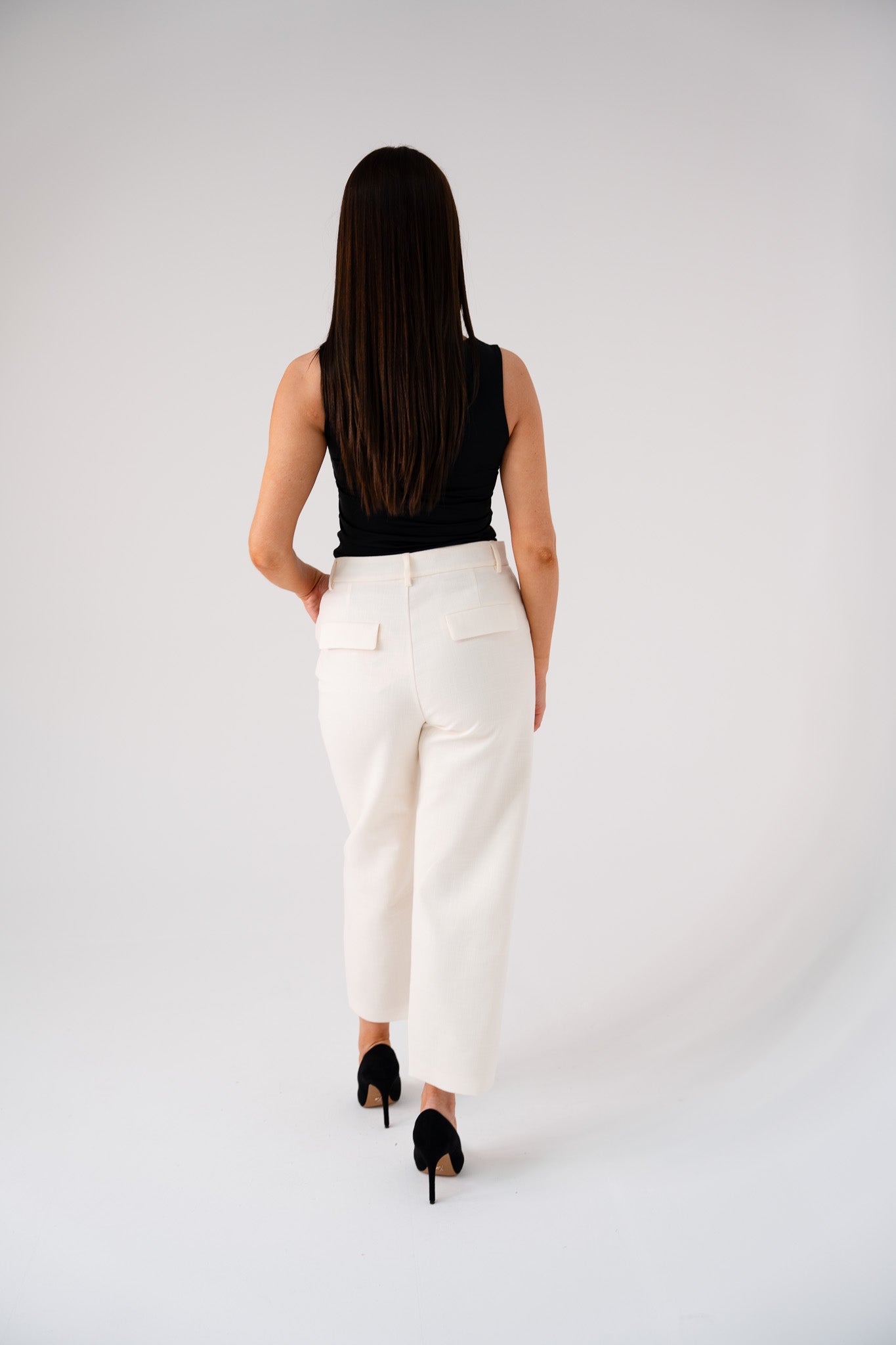 Love Laura Linen Trousers In Cream