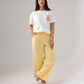 Love Laura Linen Trousers In Lemon