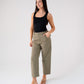 Love Laura Linen Trousers In Olive