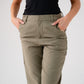 Love Laura Linen Trousers In Olive