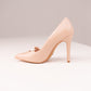 Love Laura Pearl Detail Heel In Nude
