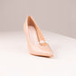 Love Laura Pearl Detail Heel In Nude