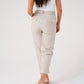 Love Laura Pinstripe Trousers In Olive
