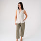 Love Laura Pinstripe Waistcoat In Olive