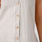 Love Laura Pinstripe Waistcoat In Olive