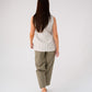 Love Laura Pinstripe Waistcoat In Olive