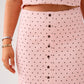Love Laura Polka Dot Skirt In Pink