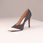 Love Laura Polka Dot Heel In Monochrome