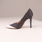 Love Laura Polka Dot Heel In Monochrome