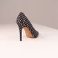 Love Laura Polka Dot Heel In Monochrome