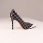 Love Laura Polka Dot Heel In Monochrome