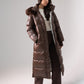 Love Laura Puffa Coat In Chocolate
