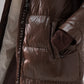 Love Laura Puffa Coat In Chocolate