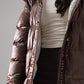 Love Laura Puffa Coat In Chocolate