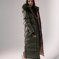 Love Laura Puffa Coat In Khaki