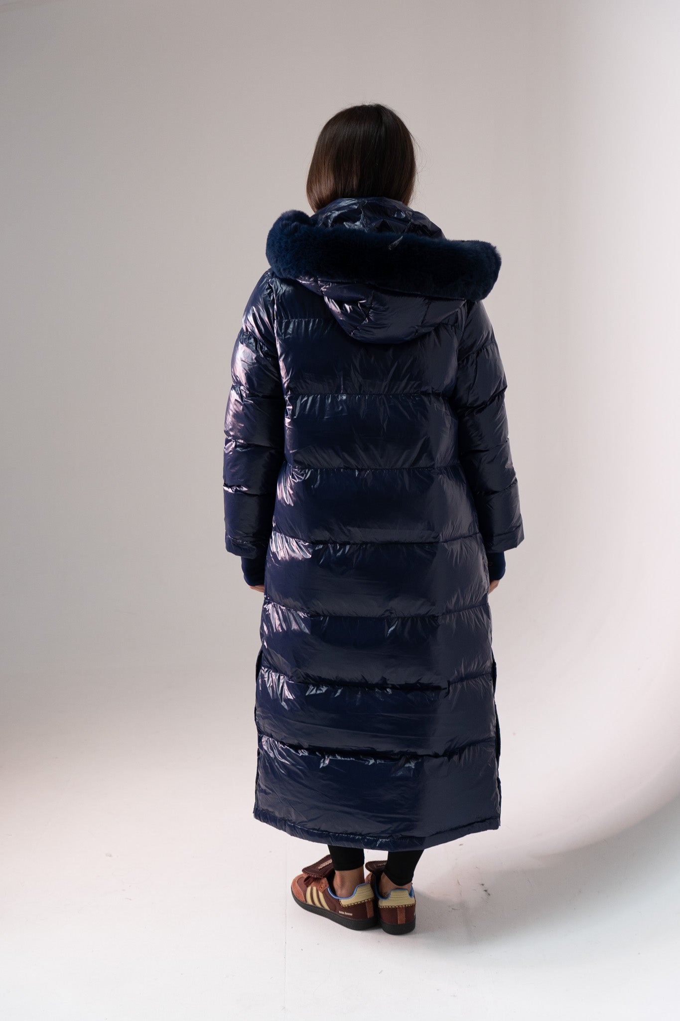 Love Laura Puffa Coat In Navy