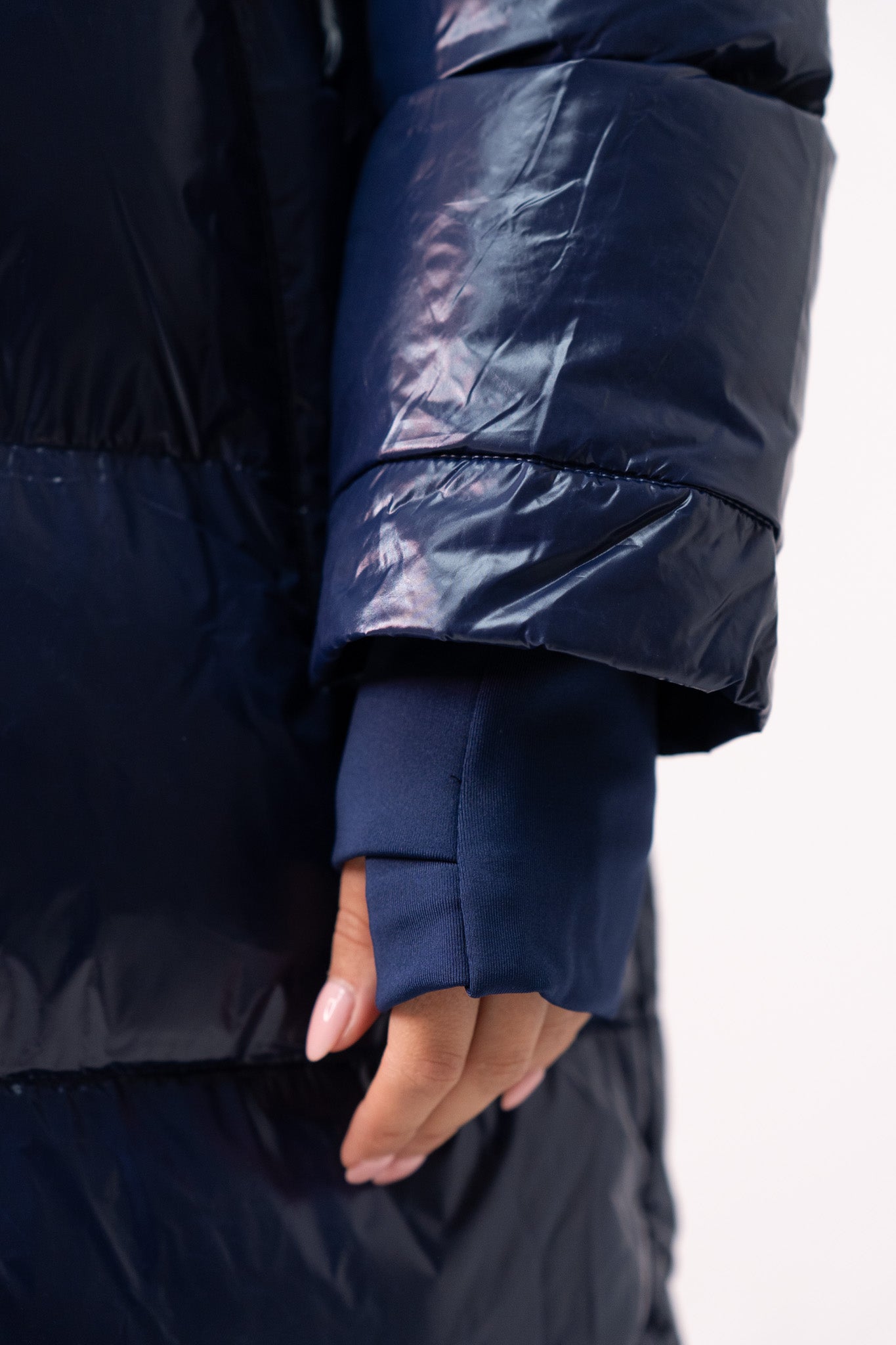 Love Laura Puffa Coat In Navy