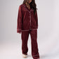 Love Laura Trim Pyjamas In Burgundy