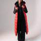 Love Laura Reversible Gilet In Black & Red