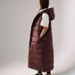 Love Laura Reversible Gilet In Burgundy & Cream