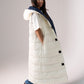 Love Laura Reversible Gilet In Navy & Cream
