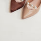 Love Laura Pearl Detail Heel In Nude