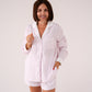 Love Laura Pyjama Top In Lilac Stripe