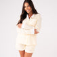 Love Laura Short Pyjamas In Lemon Stripe
