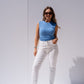 Love Laura Sleeveless Base Top In Blue