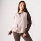Love Laura Sleeveless Bomber Jacket In Soft Heather