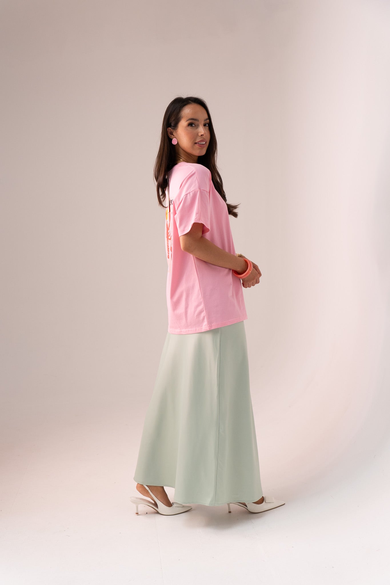 Love Laura Slip Skirt In Mint