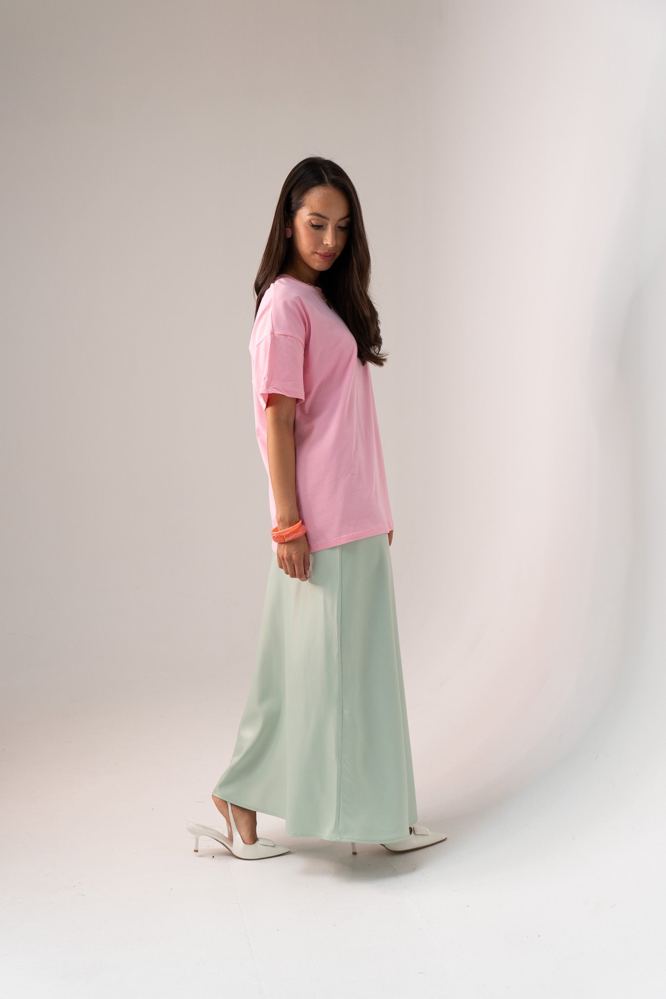Love Laura Slip Skirt In Mint