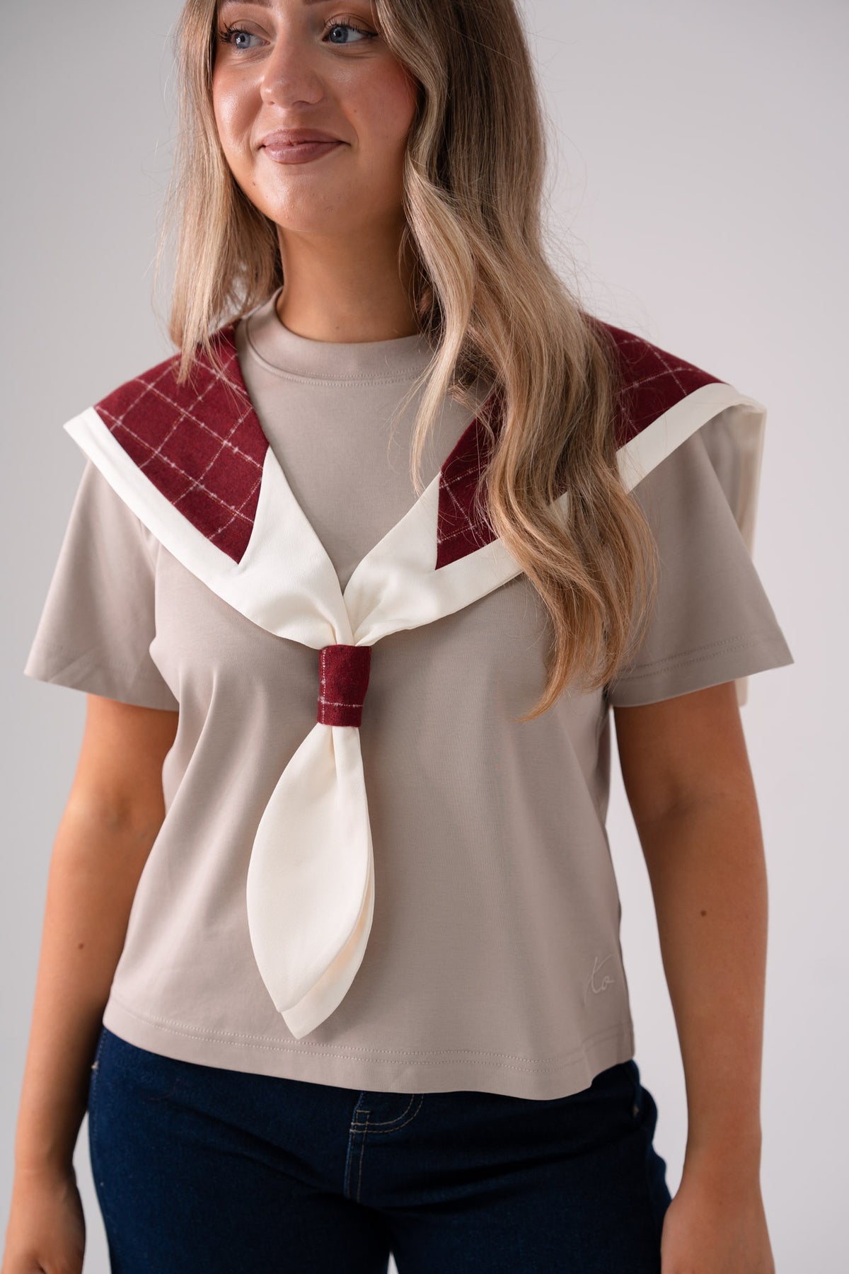 Love Laura Shawl Scarf In Burgundy