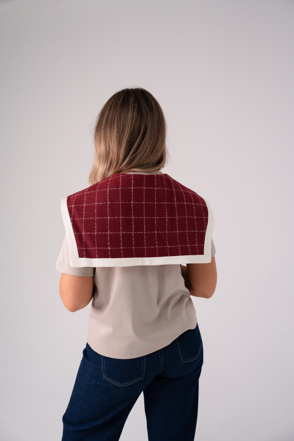 Love Laura Shawl Scarf In Burgundy