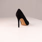Love Laura Suede Heel In Monochrome