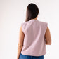 Love Laura Faux Suede Waistcoat In Pink