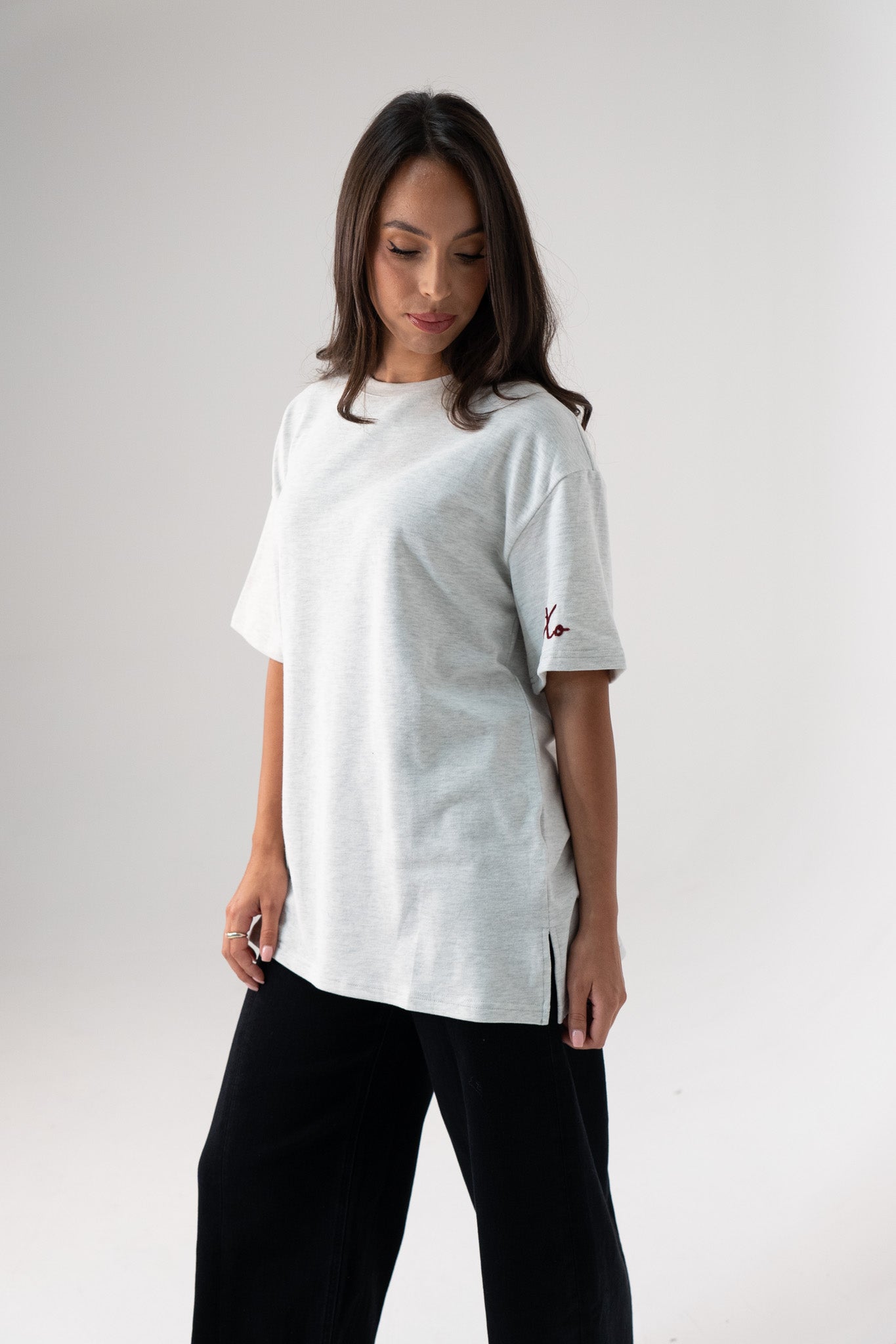 Love Laura T-Shirt In Grey