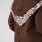 Love Laura Trench Coat With Scarf In Chocolate