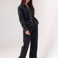 Love Laura Utility Jumpsuit In Black Wash