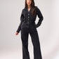 Love Laura Utility Jumpsuit In Black Wash