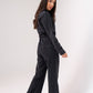 Love Laura Utility Jumpsuit In Black Wash