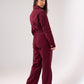 Love Laura Utility Jumpsuit In Burgundy