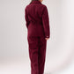 Love Laura Utility Jumpsuit In Burgundy