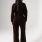 Love Laura Utility Jumpsuit In Chocolate