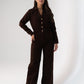 Love Laura Utility Jumpsuit In Chocolate