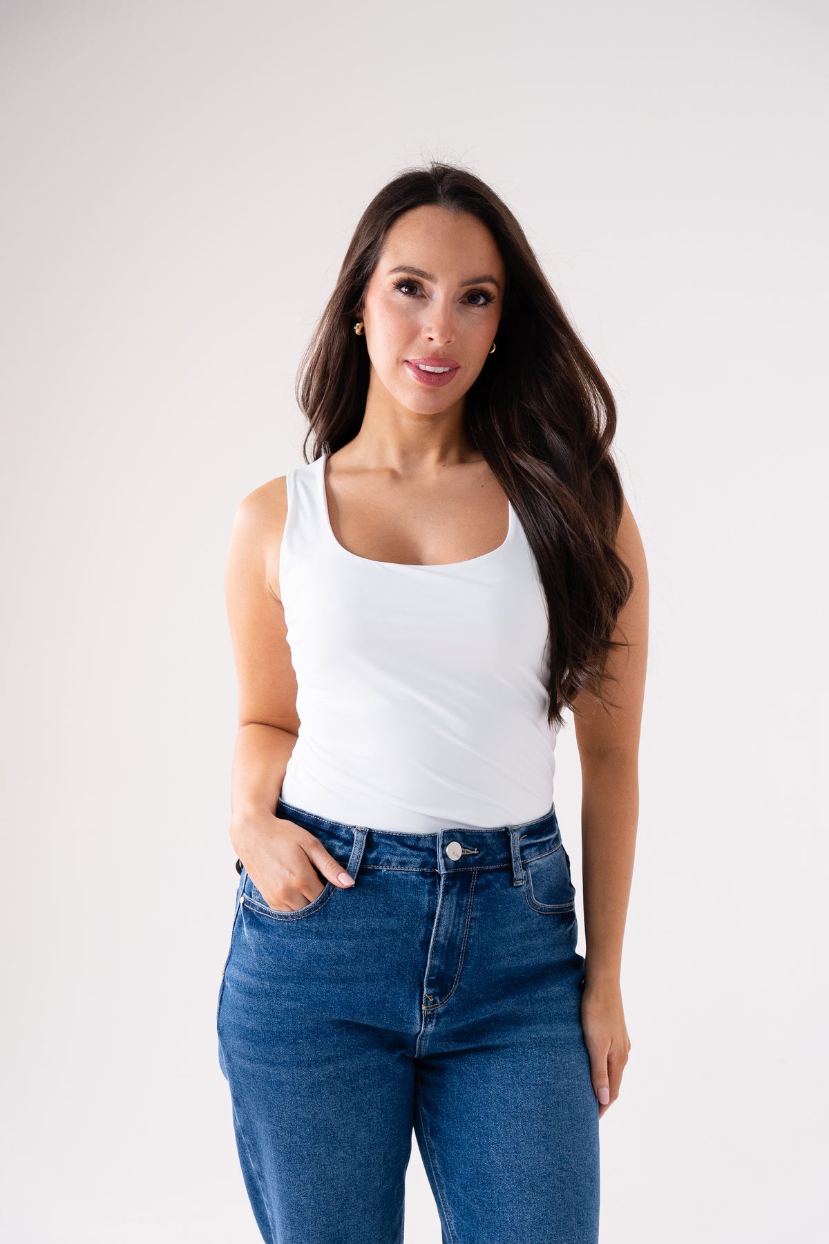 Love Laura Vest In White