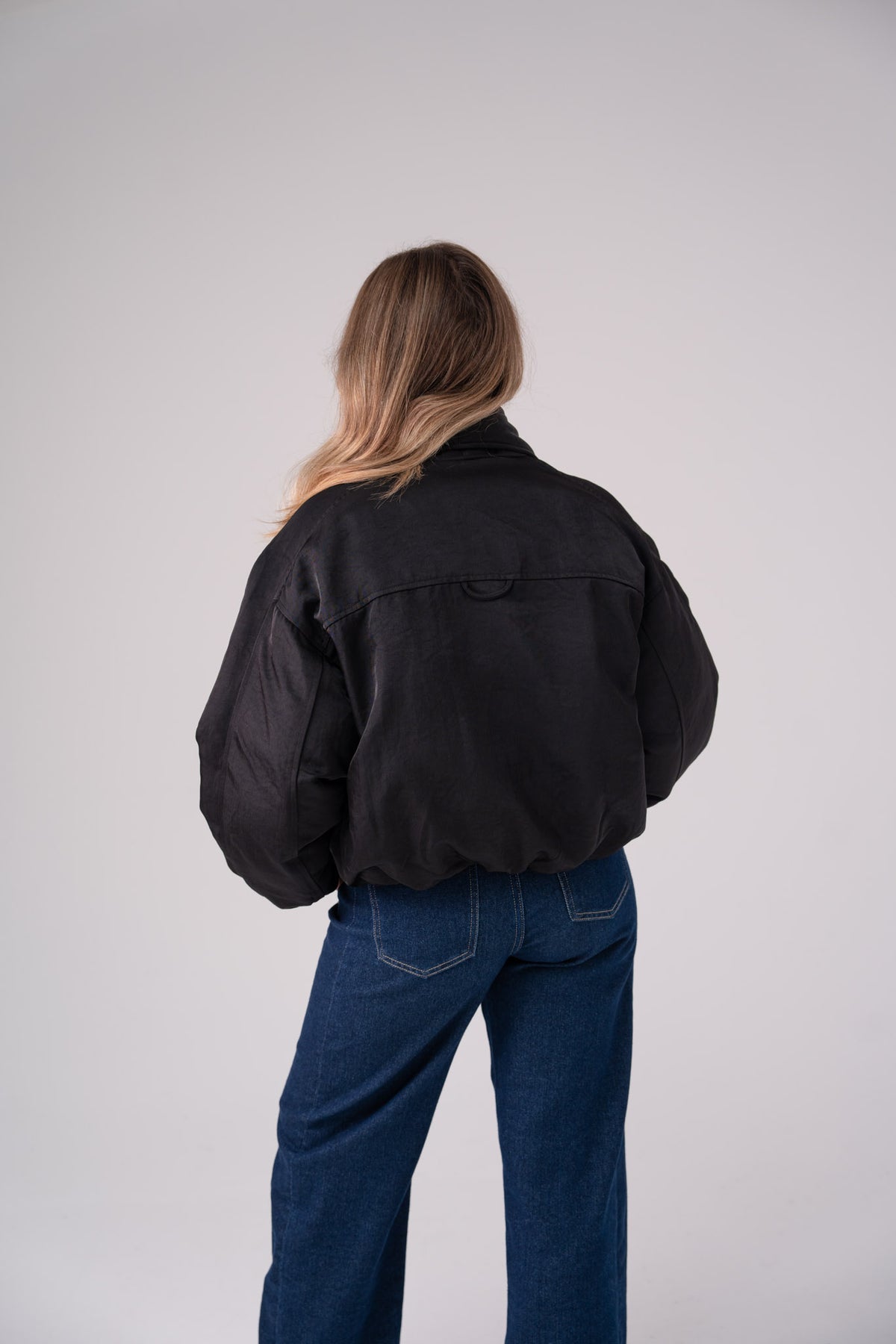 Love Laura Statement Collar Jacket In Black