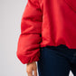 Love Laura Statement Collar Jacket In Red