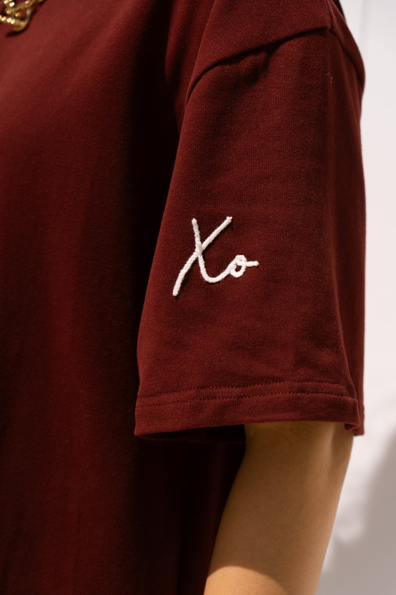 Love Laura T-Shirt In Burgundy